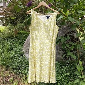 Light green silk Ann Taylor dress